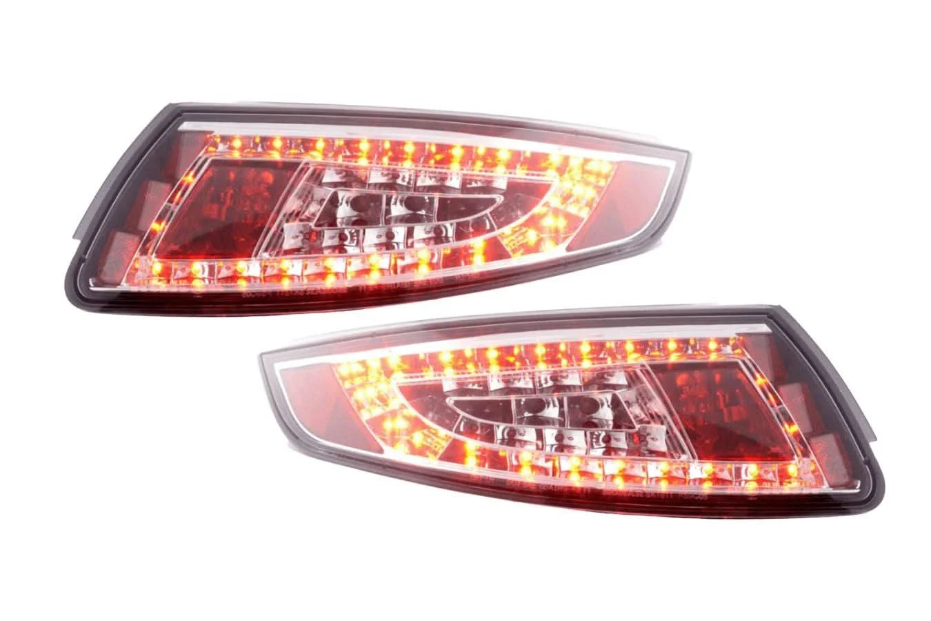 Porsche 911 (997) Chrome/Clear LED Tail Lights (2005-2009)
