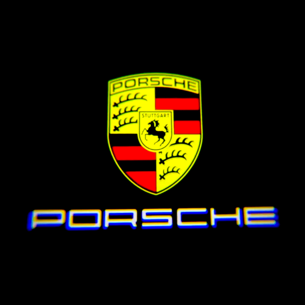 Porsche Boxster 987 2nd Gen Premium Door Puddle Lights Various Designs 2005-2012