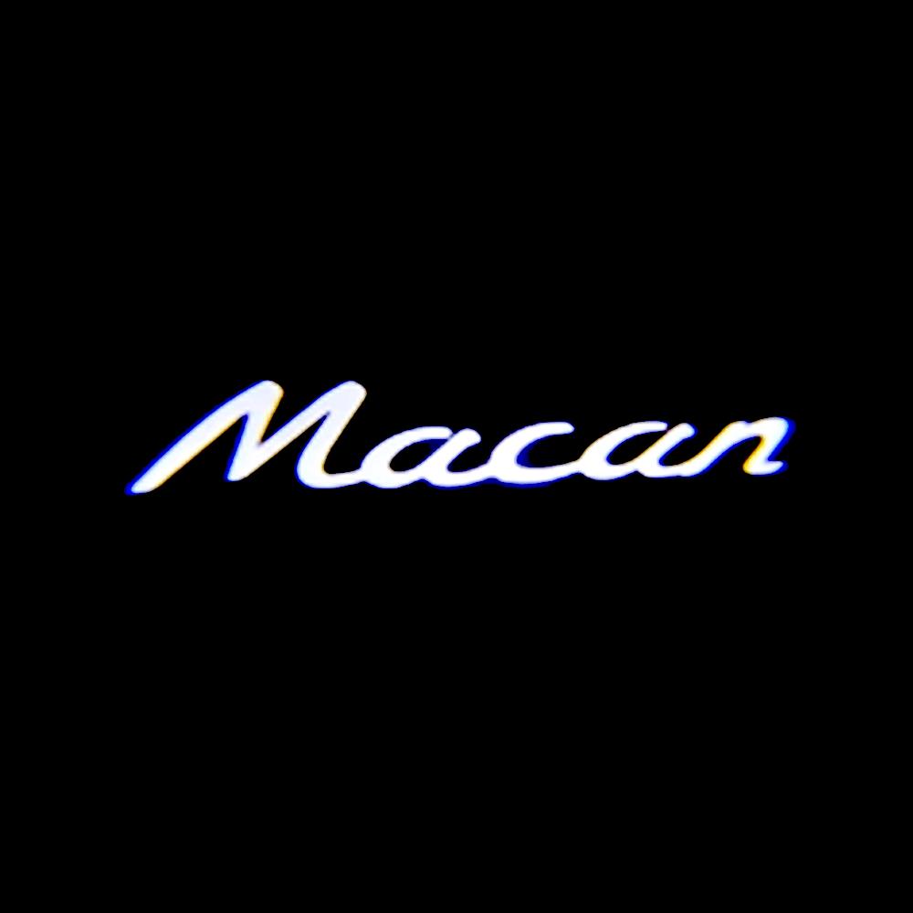 Porsche Macan Premium Door Puddle Lights Various Designs 2014-2026