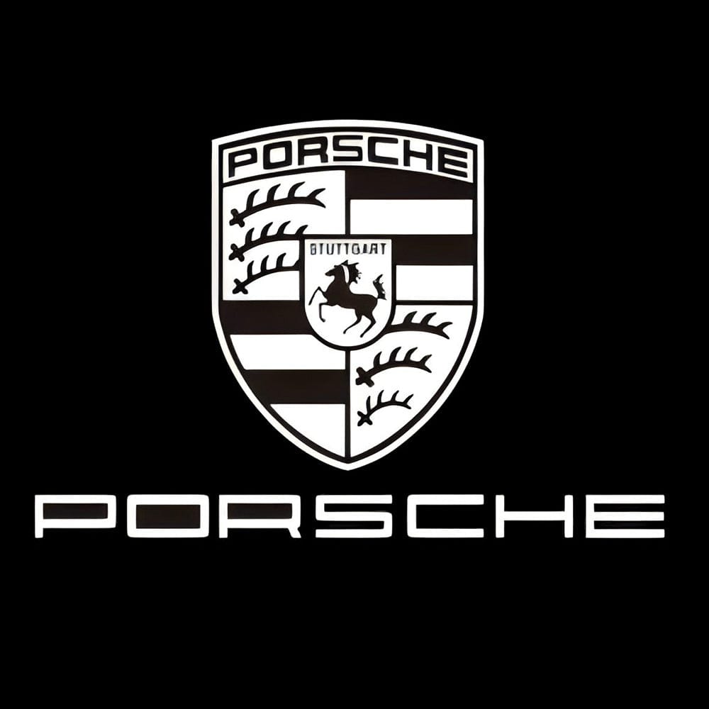 Porsche 997 GT2/GT3 Premium Door Puddle Lights Various Designs 2006-2012