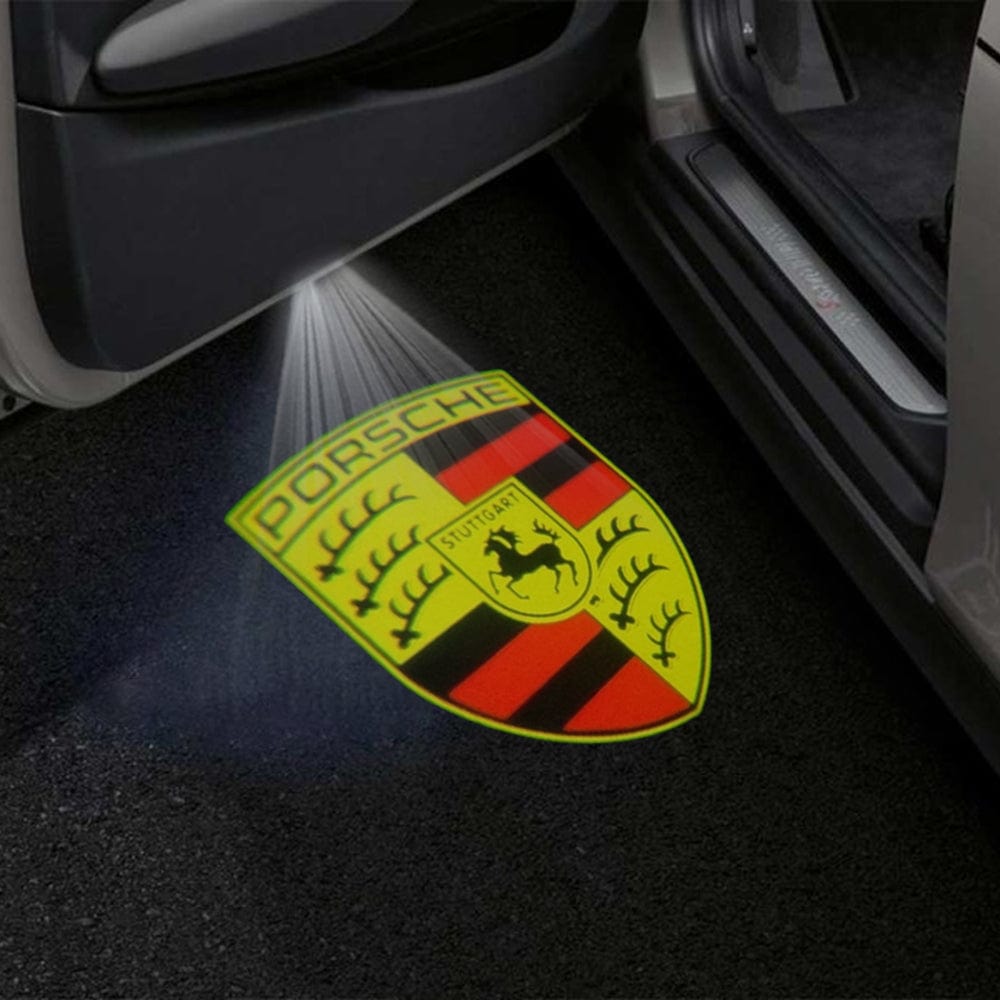 Porsche Cayman 987 2nd Gen Premium Door Puddle Lights Various Designs 2005-2012