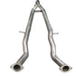 2.5" to 3" Y-Pipe Kit Stainless Steel for 2016-2023 Infiniti Q50 V37 V6 3.0L Twin Turbo