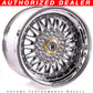 (4) 17X10 +25 5X100 / 5X114.3 Step Lip Deep Dish Mesh Wheels Rims