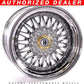 (4) 17X10 +25 5X100 / 5X114.3 Step Lip Deep Dish Mesh Wheels Rims