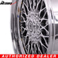 19x9.5 Hayame Wheel Rim Full Platinum & Gold Rivets 5x114.3 5x100 x4