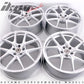 19x8.5inHayame Wheel Machine Face Silver Lip 5x120 8.5 Squared x4