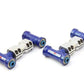 Megan Racing Front Adjustable Upper Control Arms 2 Piece Set for 1990-1996 Nissan 300ZX R32 GTR Blue MRS-NS-0220