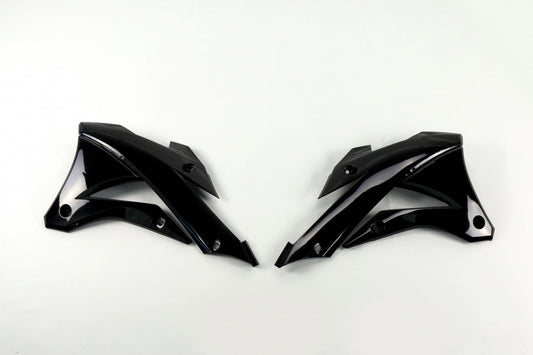 Radiator Covers black for Kawasaki KX 85 (2014-21) - KX 100 (2014-21)