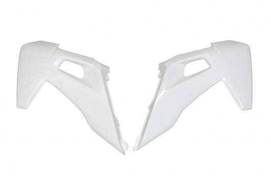 Radiator Covers white for Husqvarna TC 250 - TE 250 - TC 125 - FC 250 - FE 250 - TE 300 - FC 350 - FE 350 - FC 450 - FE 450