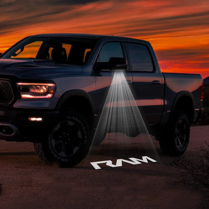 RAM 2500 3rd/4th/5th Gen Premium Side Wing Mirror Puddle Lights Various Designs 2003-2026