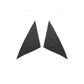 Real Dry Carbon Fiber A-Pillar Accent Overlays for Model 3 / Y