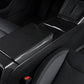 Real Dry Carbon Fiber Center Console Combo Side Panel & Charging Pad Overlay for Model 3 Highland & New Model Y