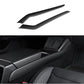 Real Dry Carbon Fiber Center Console Side Panel Overlays for Model 3 Highland / Model Y Juniper(2 Pieces)