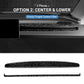 TESERY Real Dry Carbon Fiber Dashboard Cover Overlay for Model 3 Highland / Model Y Juniper