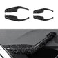 Real Dry Carbon Fiber Door Armrest Cover Overlays for Model 3 Highland