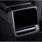 Real Dry Carbon Fiber Rear Screen Trim Frame Overlay for Model 3 Highland