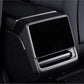Real Dry Carbon Fiber Rear Screen Trim Frame Overlay for Model 3 Highland