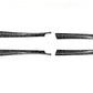 Real Dry Carbon Fiber Upper Door Trim Panel Overlay for Model 3 Highland / Model Y Juniper