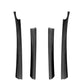 Real Dry Carbon Fiber Upper Door Trim Panel Overlay for Model 3 Highland / Model Y Juniper