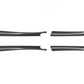Real Dry Carbon Fiber Upper Door Trim Panel Overlay for Model 3 Highland / Model Y Juniper