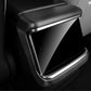 Rear Screen Air Outlet Frame Dry Carbon Fiber Overlay for Model S/X 2021+