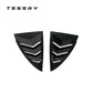 TESERY Rear Side Window Louvers Cover for Model Y | 3 Finishes | 2-Pack