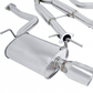 Megan Racing Cat Back Exhaust Midpipe for Infiniti G37 4-Door (2009+) - 3" Piping, T-304 Stainless Steel