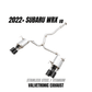 RES x JDMuscle [22-26 WRX] Valvetronic Catback Exhaust MT&CVT