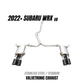 RES x JDMuscle [22-26 WRX] Valvetronic Catback Exhaust MT&CVT