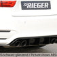 Rieger BMW F82 M4 Rear Skirt Insert
