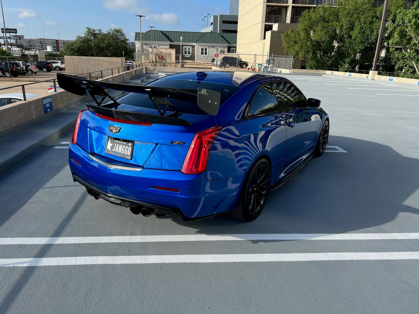 Cadillac ATS-V GTC300 Carbon Fiber Adjustable Wing 2016-2019