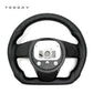TESERY Touch Horn Round Steering Wheel Replacement for Tesla Model S / X 2021-2023