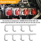5.3L LS Square Coil Brackets Valve Cover For D581 D514A D510C 12558693 LSX Swap Truck LS1 LS3 LS2 LQ4 LQ9 LS6 L92 L99 L33 LR4