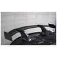 SVV Style Dry Carbon Fiber Rear Wing with Engine Hood for Lamborghini Aventador LP700 LP740 LP750 Coupe