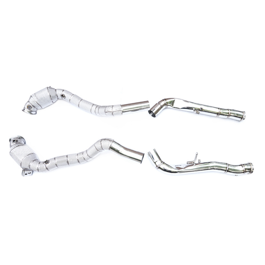 High Flow Catted T304 Stainless Downpipe for Mercedes Benz G500 W463A 4.0T
