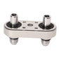 Transmission Cooler Line Adapter Plate with Gasket and 6AN Fittings Compatible with 6L80E 6L90E 8L90E Oil Seal Line Connector for Braided Hose Set