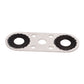 Transmission Cooler Line Adapter Plate with Gasket and 6AN Fittings Compatible with 6L80E 6L90E 8L90E Oil Seal Line Connector for Braided Hose Set