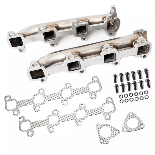 Rudy's Stainless Performance Exhaust Manifold Kit For 2001-2016 GM 6.6L Duramax