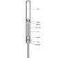 Tokico Y2247 Universal Gas Spring Hood or Trunk shock 16.25” end to end