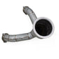 Free Flow Stainless Exhaust Downpipe for Audi S4 S5 B9 3.0T