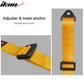 Universal Orange 2" 4 Point Buckle Racing Seat Belt Harness Nylon