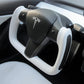 TESERY Yoke Carbon Fiber Steering Wheel for Model 3 / Y【Style 37】