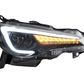 Scion FR-S Subaru BRZ Toyota GT86 1st Gen (ZN6/ZC6) Black Dual Beam Projector Headlights (2012-2021)