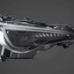 Scion FR-S Subaru BRZ Toyota GT86 1st Gen (ZN6/ZC6) Black Dual Beam Projector Headlights (2012-2021)