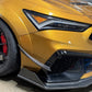 Carbon Fiber Front Bumper Canards - Acura DE5 Integra Type S