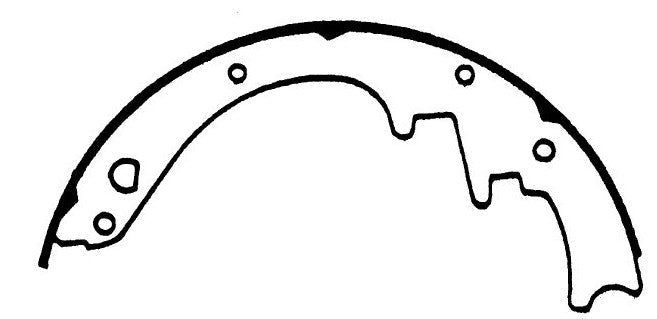 Porterfield Brake Shoes for 1971 FORD MUSTANG V8 w/Front Discs exc. 302 2 Barrel