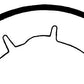 Porterfield Brake Shoes for 1972 MG MIDGET w/Front Discs
