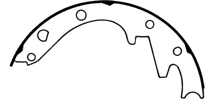 Porterfield Brake Shoes for 1967 FORD MUSTANG V6 w/Front Drums