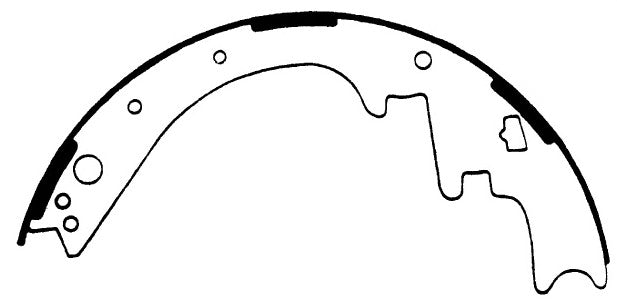 Porterfield Brake Shoes for 1967 DODGE CHARGER w/11" Drums