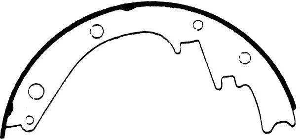 Porterfield Brake Shoes for 1997 CHEVROLET C2500 2WD 11" Rear Drum
